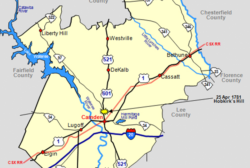 Battle of Hobkirks Hill with Carolana