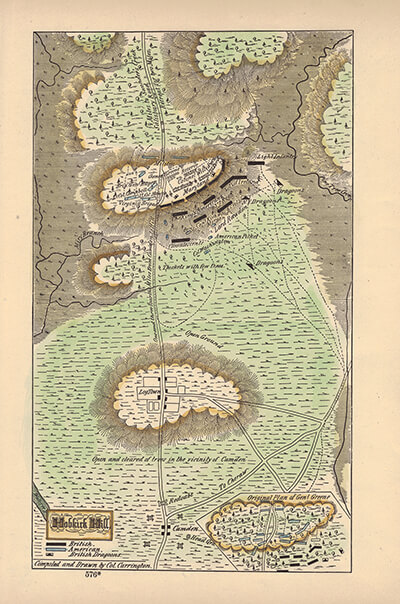 The Battle of Hobkirks Hill from Experience Camden