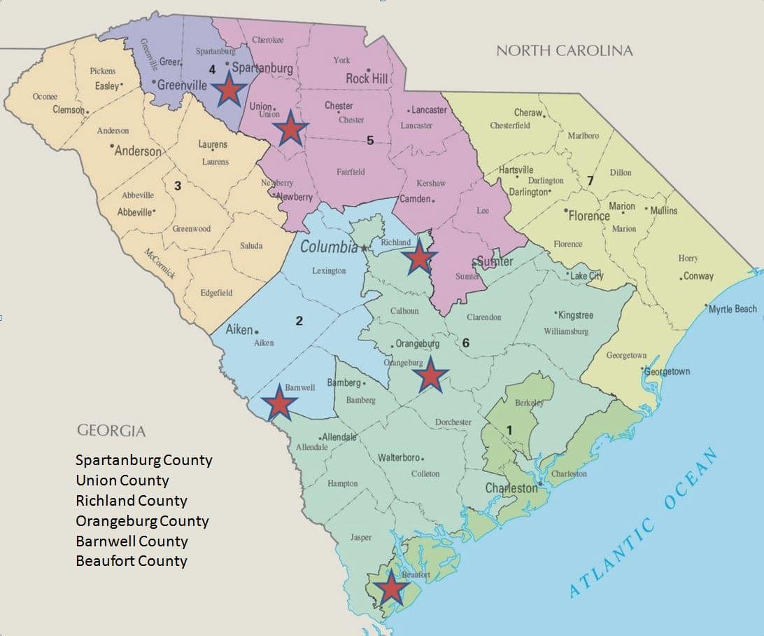 SC Patriot Districts Counties